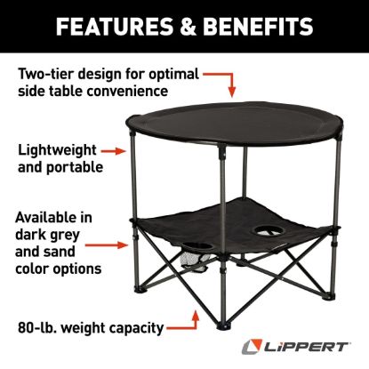 LIPPERT COMP TWO-TIER FOLDING CAMPING TABLE - 2023053720