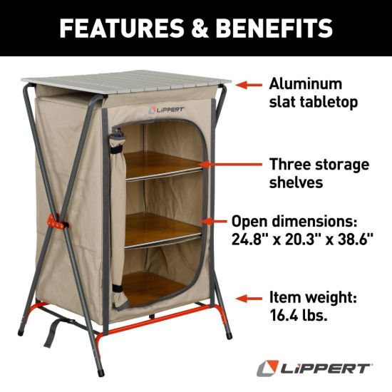 LIPPERT COMP CAMPING PANTRY - SAND - 2023053723