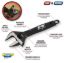 PERFORM TOOL 8' WIDE MOUTH ADJUSTABLE WRENCH - W30622