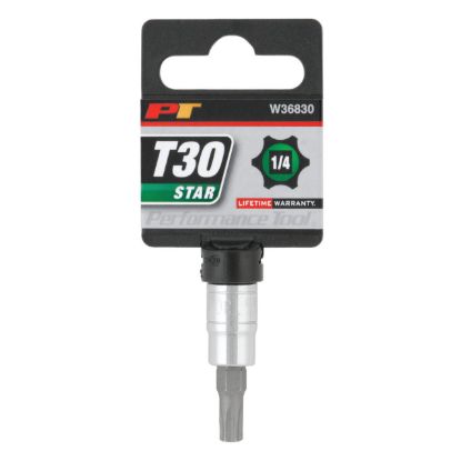 PERFORM TOOL STAR BIT SOCKET T30 - W36830