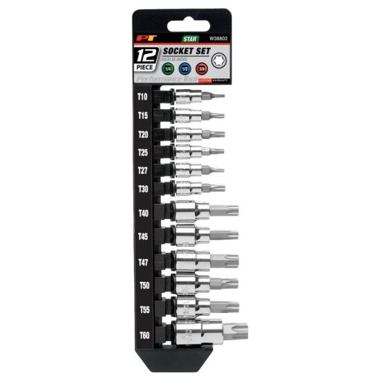 PERFORM TOOL STAR BIT SOCKET SET - W38802