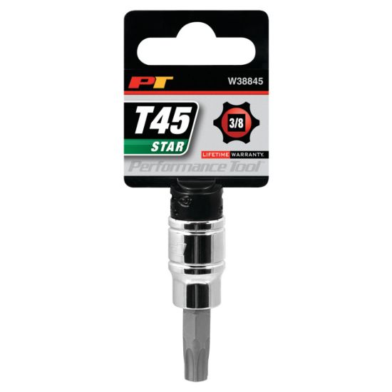 PERFORM TOOL STAR BIT SOCKET T45 - W38845