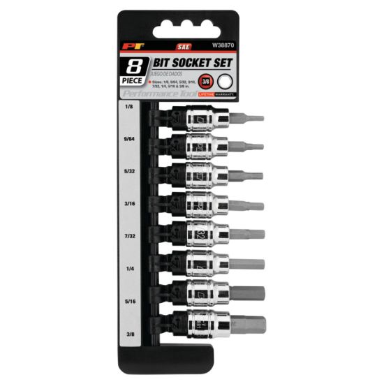 PERFORM TOOL HEX BIT SOCKET SET - W38870