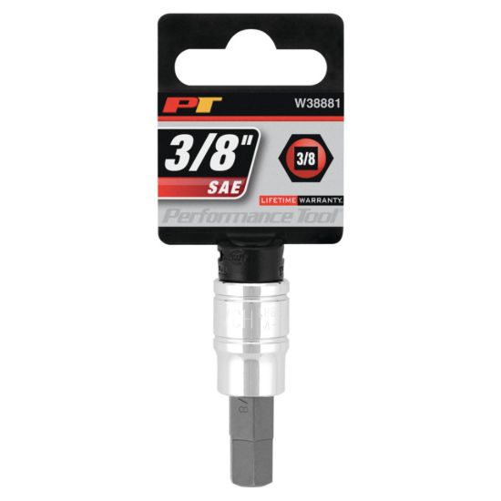 PERFORM TOOL HEX BIT SOCKET 3/8 - W38881