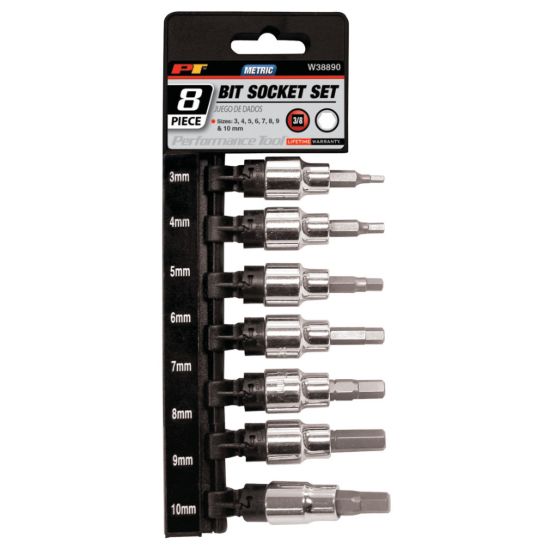 PERFORM TOOL HEX BIT SOCKET SET - W38890