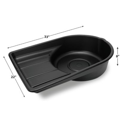 PERFORM TOOL OVERSIZED DRAIN TUB 7.5 GAL - W4072