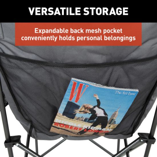 LIPPERT COMP HEATED CAMP CHAIR - DARK GREY - 2024043334