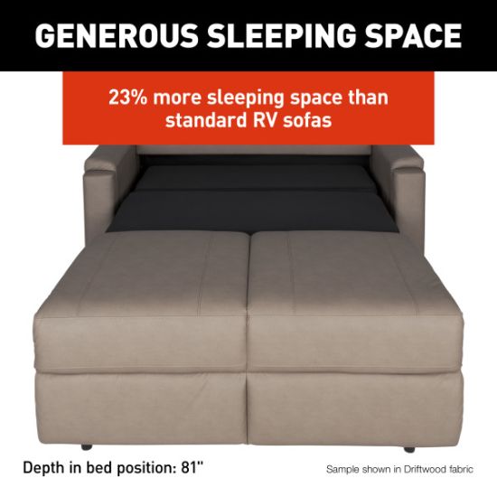 LIPPERT COMP REST EASY SLEEPER SOFA 72' MCCOY - 2024044358