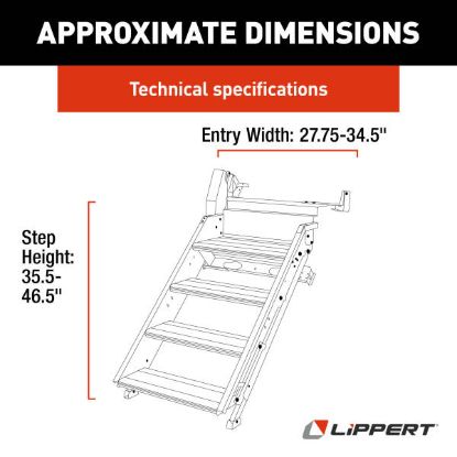 LIPPERT COMP RV STEP WITH ASSIST - 2024057001
