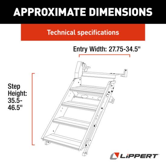 LIPPERT COMP RV STEP WITH ASSIST - 2024057001