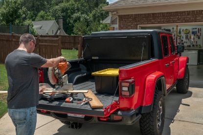 RUGGED RIDGE ARMIS HARD FOLDING LINE-X BED COVER - 1355024