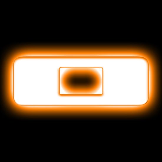 ORACLE LIGHT LED LETTER BADGES - MATTE BLACK- O - 3140O005