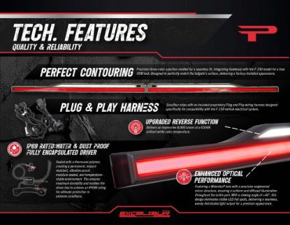 PUTCO EXCALIBUR: LED CENTER TAIL LAMP - 9206017