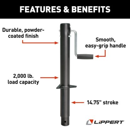 LIPPERT COMP SIDEWIND TONGUE JACK - 285420