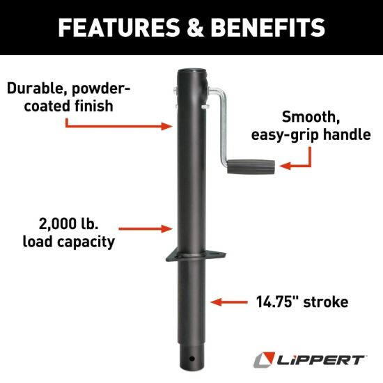 LIPPERT COMP SIDEWIND TONGUE JACK - 285420