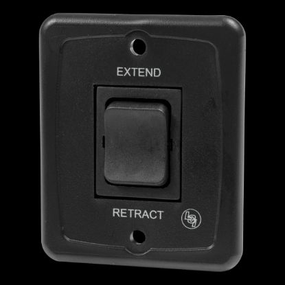 LIPPERT COMP INTERIOR SWITCH BLK 40AMP W/PLATE - 308474