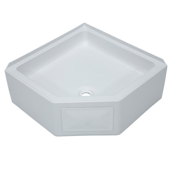 LIPPERT COMP 27X27 CORNER SHOWER PAN CD WHT - 325246