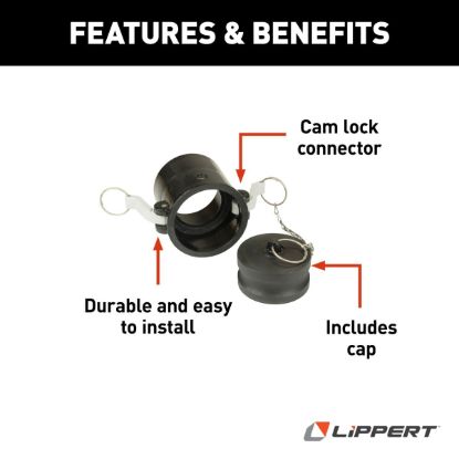 LIPPERT COMP WST MSTR FEM CAM LOCK W/PLUG - 360578
