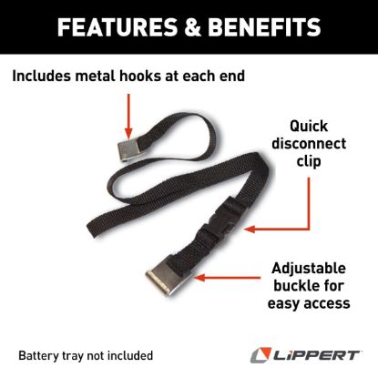 LIPPERT COMP 33' BATTERY TRAY STRAP - 366510