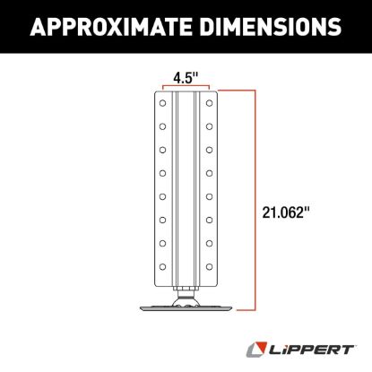 LIPPERT COMP JACK 8K CYL BODY 2.00IN BORE 15.00I - 3728923