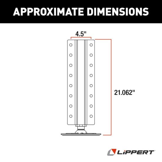LIPPERT COMP JACK 8K CYL BODY 2.00IN BORE 15.00I - 3728923