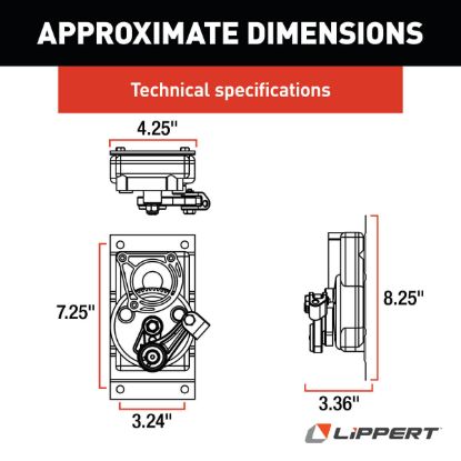 LIPPERT COMP GEAR/LINKAGE WITH 'B' - 379161