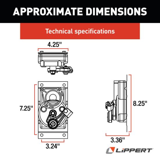 LIPPERT COMP GEAR/LINKAGE WITH 'B' - 379161