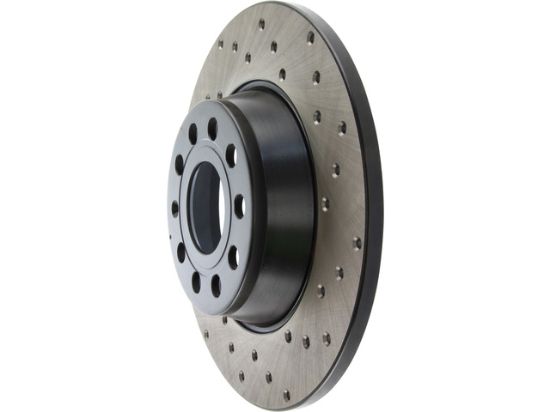 STOP TECH CROSS DRILLED ROTOR - 12833099L