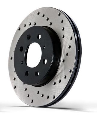 STOP TECH CROSS DRILLED ROTOR - 12862058R