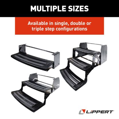 LIPPERT COMP 24' RADIUS SINGLE MANUAL STEP - 432678
