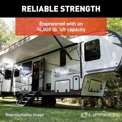 LIPPERT COMP RH LG CYL 2.50 - 14K W/ 9'FT BLK - 433469