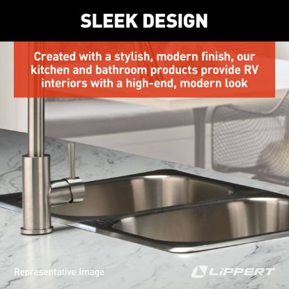 LIPPERT COMP STAINLESS STEEL SQUARE GOOSENECK FA - 719325