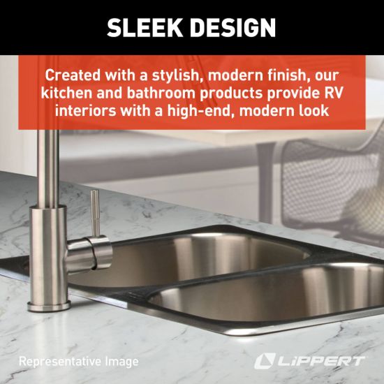 LIPPERT COMP STAINLESS STEEL SQUARE GOOSENECK FA - 719325