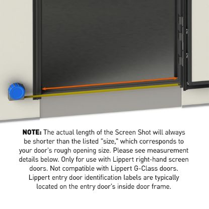 LIPPERT COMP SCREEN SHOT ASSY KIT;RO 28.001-28.9 - 730814