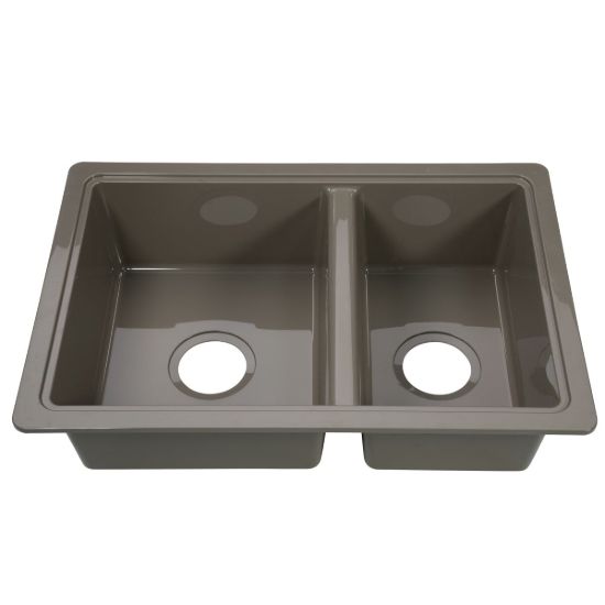 LIPPERT COMP 25' X 17' DOUBLE BOWL SINK - STAINL - 808488