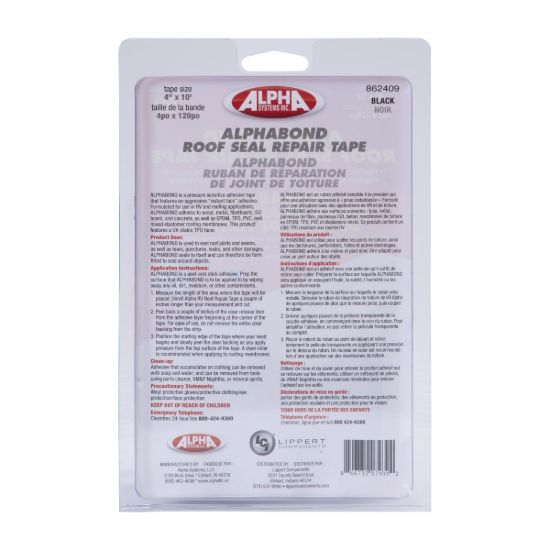 LIPPERT COMP BOND TPO TAPE 4'X10' REPAIR TAPE-BL - 862409