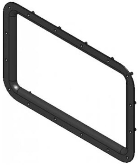 LIPPERT COMP 8505-1; 48.0 X 35.0; BLK 2438151 - V000450276