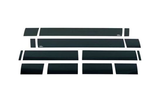 PUTCO BLACK PLATINUM ROCKER PANEL FITS; 2 - 9751473BP