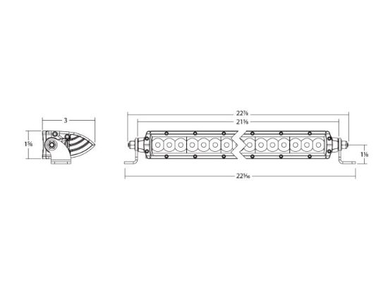 RIGID IND SR-SERIES PRO 20IN SPOT; AMB - 922314