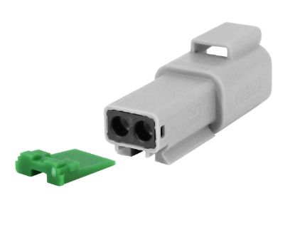PACER DEUTSCH  2-POS DT RECP. & WEDGE LOC - TDT042P10