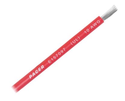PACER 10 AWG UL RD TC WIRE 100FT RL - WUL10RD100