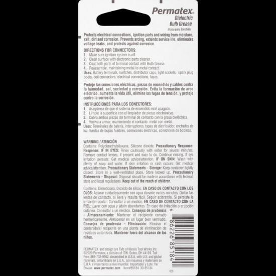 PERMTX-LOCKT PERMATEX  BULB GREASE - 85184
