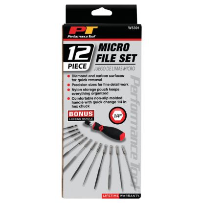 PERFORM TOOL 12PC MICRO FILE SET - W5391