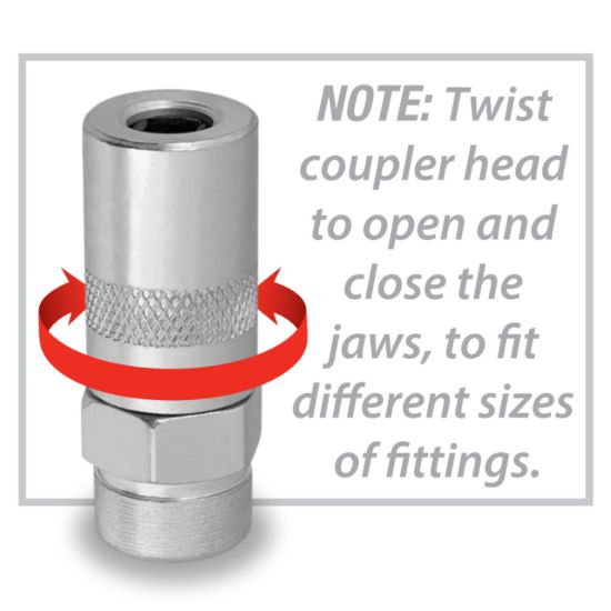 PERFORM TOOL GREASE GUN COUPLER - W54224