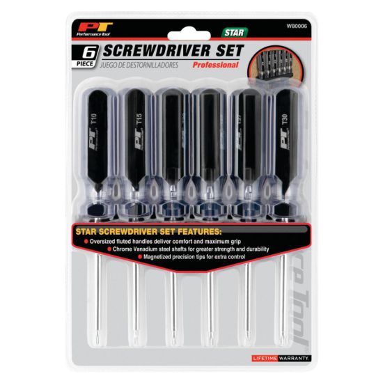 PERFORM TOOL SCREWDRIVER SET - W80006