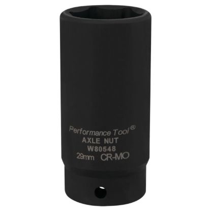 PERFORM TOOL AXLE NUT SOCKET 29MM - W80548