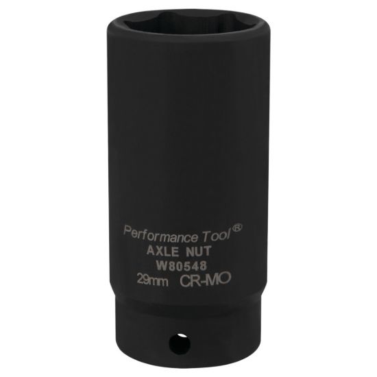 PERFORM TOOL AXLE NUT SOCKET 29MM - W80548