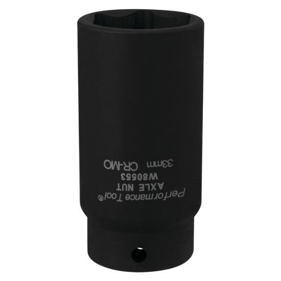 PERFORM TOOL AXLE NUT SOCKET 33MM - W80553