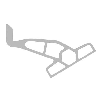 MINN KOTA RAPTOR JACK PLATE BRKT 4' STDB WHT - 1810365