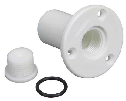 MOELLER TRANSOM DRAIN TUBE WITH PLUG - 02030310